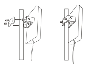 Installieren der 4G Aussenantenne